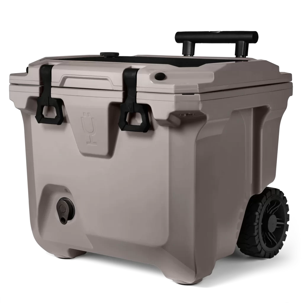 A view of brown Brumate Brutank Quart Cooling Cooler