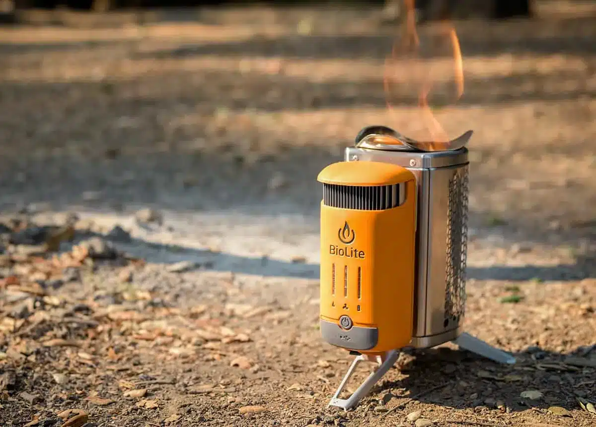 botlite stove placed on ground