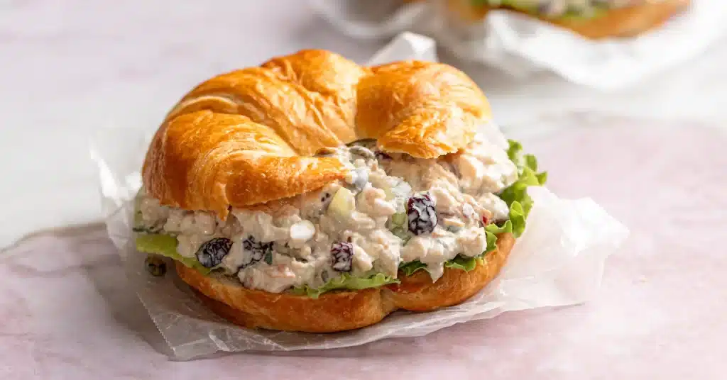 chicken salad croissant