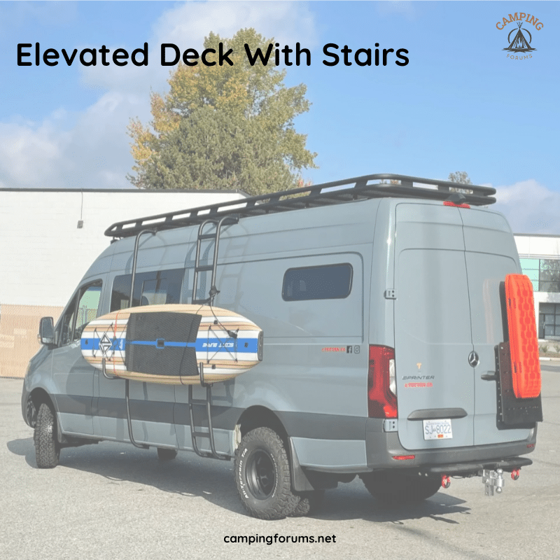 Elevated Deck With Stairs