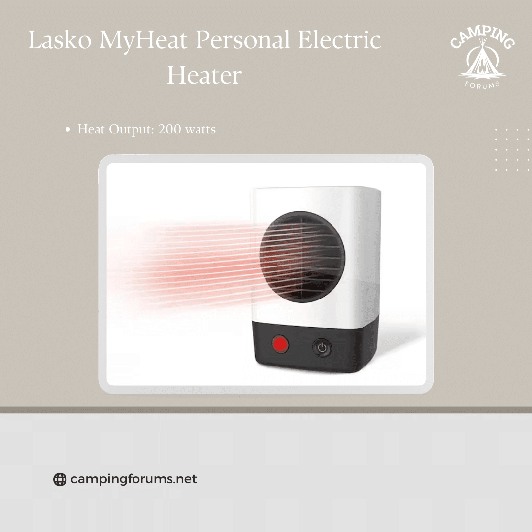 Lasko MyHeat Personal Electric Heater isolated on a light background