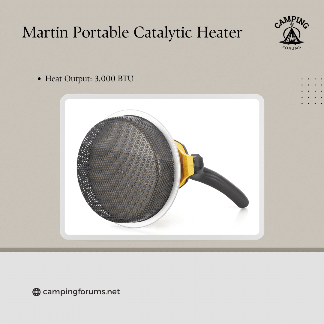 Martin Portable Catalytic Heater isolated on a light background ( )